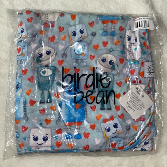 ❤️🤖NIB Roberto Birdie Bean Blanket🤖❤️ - Picture 2 of 4